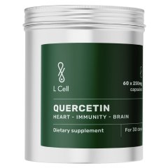 Kvercetinas L CELL 250 mg, 60 kaps.