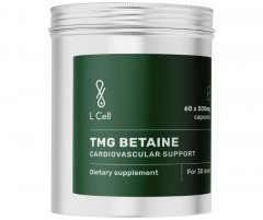  TMG Betainas L CELL, 500 mg, 60 kaps.