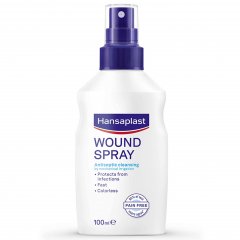 Žaizdų dezinfekavimo purškalas HANSAPLAST, 100 ml 