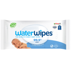 Drėgnos servetėlės kūdikiams WATERWIPES, 48 vnt.