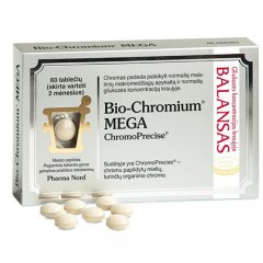Bio-Chromium MEGA 100 mcg chromo tabletės, N60
