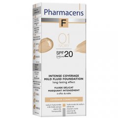 Pudra PHARMACERIS F INTENSIVE COVERAGE nr.1, SPF20, 30 ml