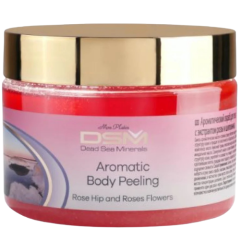 Aromatizuotas kūno pilingas rožių ir jų lapelių kvapo MON PLATIN DSM, 330 ml