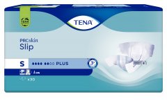 TENA Slip Plus Anatominės sauskelnės šlapimo nelaikymui, S, 30 vnt.