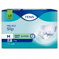 TENA Slip Super Anatominės sauskelnės šlapimo nelaikymui, M, 28 vnt.