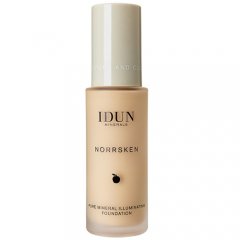 Skystas makiažo pagrindas IDUN MINERALS NORRSKEN FREJA, Nr. 1206 (warm light), 30 ml