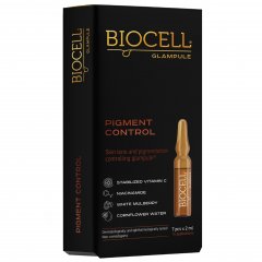 Pigmentaciją kontroliuojantis serumas BIOCELL GLAMPULE PIGMENT CONTROL, 7x2ml