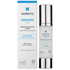 Drėkinamasis veido kremas SESDERMA HIDRADERM HYAL, 50 ml