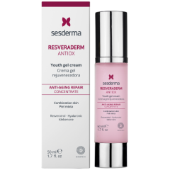 Antioksidacinis gelinis veido kremas SESDERMA RESVERADERM, 50 ml