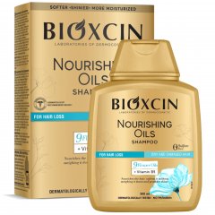 Maitinantis šampūnas nuo plaukų slinkimo su gėlių aliejais BIOXCIN, 300 ml