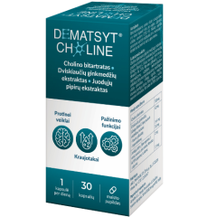 Kraujotakai, protinei veiklai DEMATSYT CHOLINE, 30 kapsulių