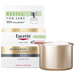 Naktinis kremas EUCERIN HYALURON-FILLER + ELASTICITY Eucerin (papildymas), 50 ml