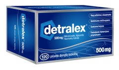 Detralex 500mg plėvele dengtos tabletės N120