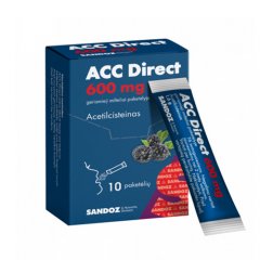 ACC Direct 600mg geriamieji milteliai paketėlyje 10 vnt.