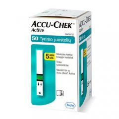 Accu-Chek Active diagnostinės juostelės gliukozės matuokliui, N50