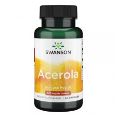 Swanson Acerola ir Natūralus vitaminas C, kapsulės N60