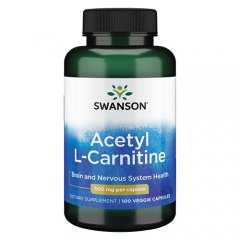 Swanson Acetyl L-karnitinas kapsulės N100