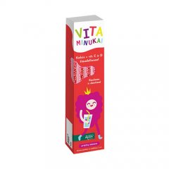 Acorus Balance VITAMINUKAI Kalcis + vitaminas D, aviečių skonio 5,2g N7