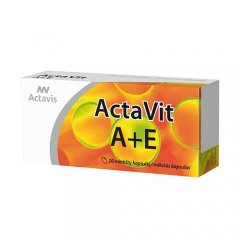 ActaVit A+E minkštos kapsulės N20