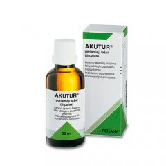 Akutur geriamieji lašai (tirpalas) 30ml