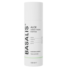 Drėkinamasis kremas jautriai odai su alavijais BASALIS ALOE, 150 ml
