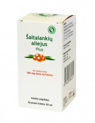 Šaltalankių aliejus Plus, 50 ml