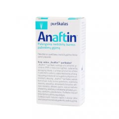 Anaftin 1.5 % purškalas burnos pažeidimų gijimui, 15 ml