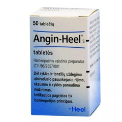 Angin-Heel S tabletės ryklei ir tonzilėms, N50