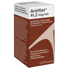 Antiflat 41,2 mg/ml geriamoji suspensija, nuo spazmų, 50 ml