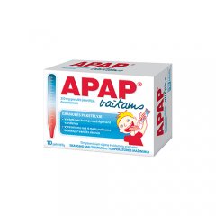 Apap 250 mg granulės vaikams, N10