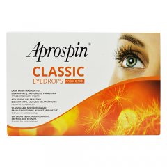 Aprospin Classic lašai akims 0,5ml 10 vnt.