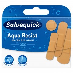 Pleistrų rinkinys SALVEQUICK AQUA RESIST, 22 vnt.
