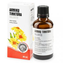 Arnikų tinktūra Valentis BP odos tirpalas, 40 ml