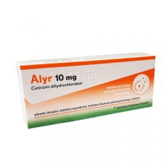 ALYR 10mg plėvele dengtos tabletės N7