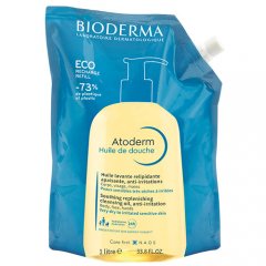 Aliejinis prausiklis BIODERMA HUILE DE DOUCHE ECOREFIL, 1 l