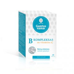 B kompleksas su vitaminu C, N30