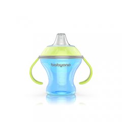 BabyOno neišsiliejantis puodelis minkštu snapeliu, 180 ml