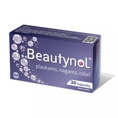 Odai, plaukams ir nagams BEAUTYNOL, 30 kaps. 
