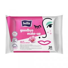 Bella Drėgnos servetėlės makiažui valyti Aloe&Hibiscus N20 
