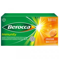 Berocca Immunity šnypščiosios tabletės, 30 tab.