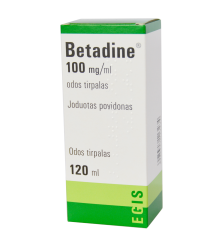 Betadine 100 mg/ml odos tirpalas, 120 ml