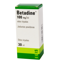 Betadine 100 mg/ml odos tirpalas, 30 ml