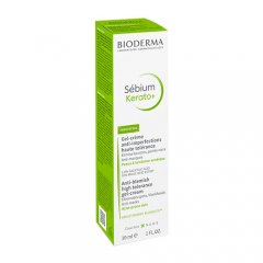 Kremas mažinantis spuogus ir po jų likusias dėmes BIODERMA SEBIUM KERATO+ 30ml