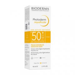 Apsauginis kremas nuo saulės visų tipų odai BIODERMA  PHOTODERM AQUAFLUIDE SPF50+, 40 ml 