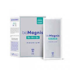 BioMagnis B6 premium milteliai geriamajam tirpalui, 28 vnt.