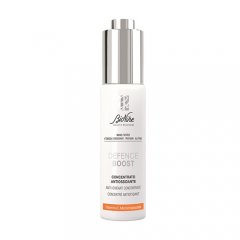 BIONIKE DEFENCE BOOST, skaistinamasis antioksidacinis koncentratas su stabiliu vitaminu C, 30 ml