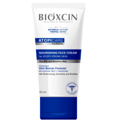 Intensyviai maitinantis veido kremas labai sausai ir atopinei odai BIOXCIN ATOPICARE  NOURISHING FACE CREAM, 50ml