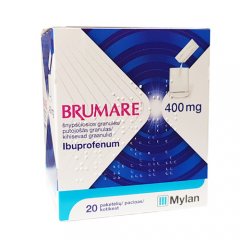 Brumare 400mg šnypščiosios granulės N20