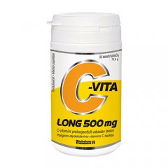 C-vita Long vitamino C tabletės, 500 mg, N90