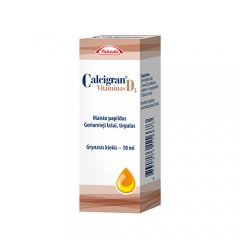 Calcigran vitaminas D, geriamieji lašai, 10 ml